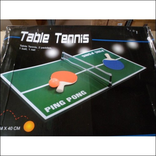 Ping - Pong Tafel 90 x 40 cm incl. 2 batjes,netje en bal