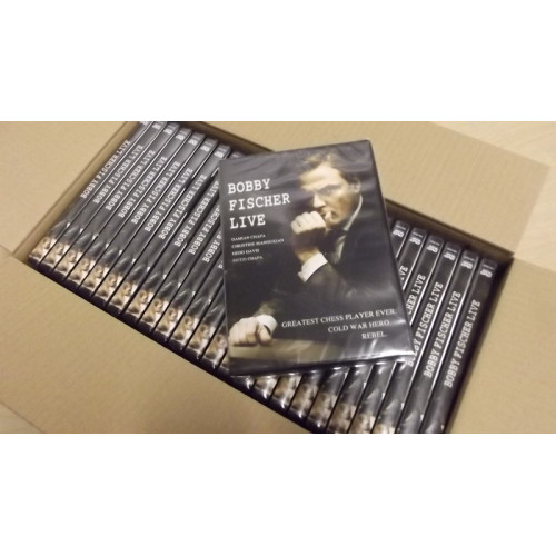 DVD, Bobby Fischer Live, 100 stuks, engels gesproken, nederlands ondertiteld