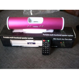 Portable multi-functional speaker system met afstandsbediening