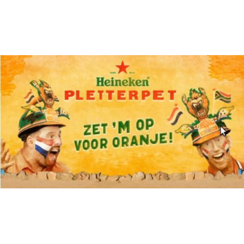 Heineken Pletterpet 4x