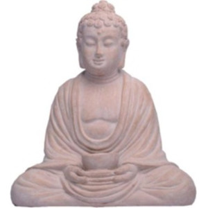 Boeddha zwart 2 stuks 50cm terra cotta
