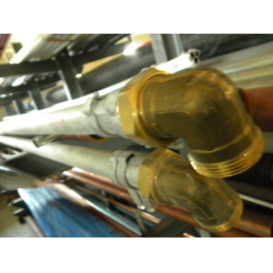 Sprinklerleiding, cv leiding, 2x280 cm, met koppelingen, 32mm