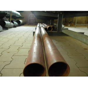 Gasleiding, 5 lengtes, 2x600cm, 3x300cm, diverse diktes
