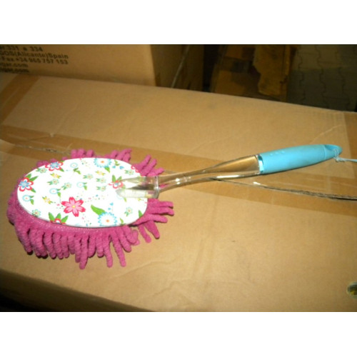 Microfibre mini duster, bloemenmotief, 12 stuks