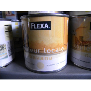 Flexa Zijdeglanslak, 5 blikken a 250 ml, Kleur Zachtgeel 3050