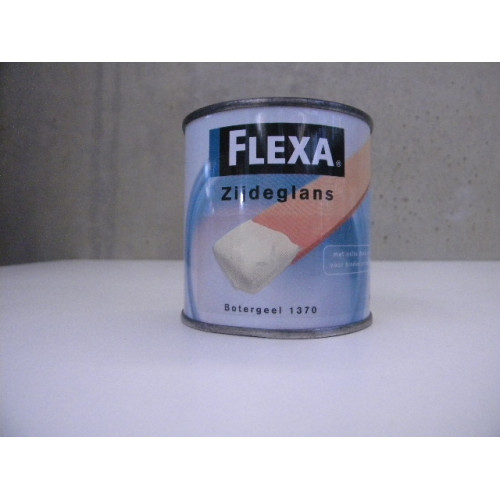 Flexa Zijdeglans, 1 blik a 250 ml, Kleur Botergeel 1370