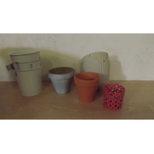 Diverse potten, schalen en bloempotten, circa. 38 stuks