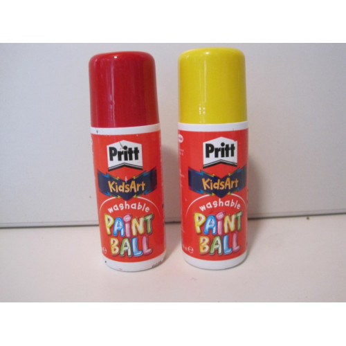 PRITT Paint bal rood en geel ca. 25 stuks