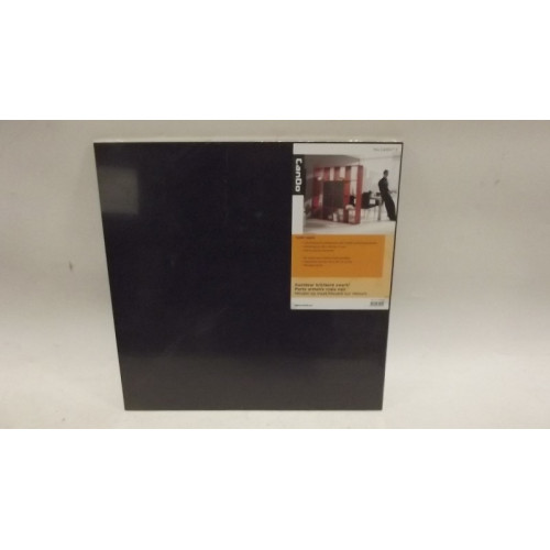 Kastdeur krijtbord zwart, 20 stuks, 400x400x3mm, per 2 verpakt, CANDO