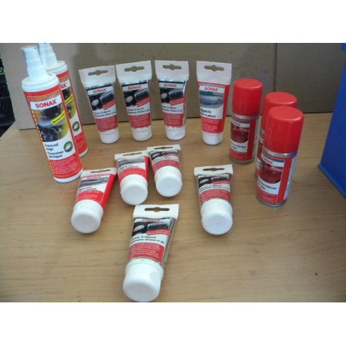 Diverse soorten sprays, autoaccessoires, 15 items