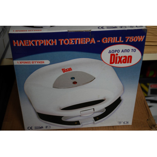 Tosti /grill apparaat 750 watt, 4x