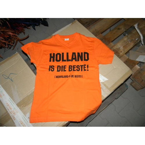 Holland supporters shirt, 20 stuks 'Holland is die beste', maat S