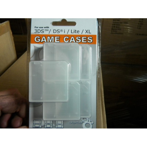 Kunststof game case,  voor NINTENDO 3DS/ DS i/Lite/XL, 10 stuks