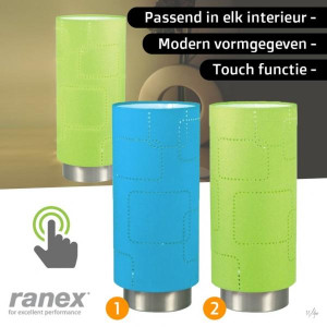 1 x Ranex LED Touch Design Tafellamp GROEN 