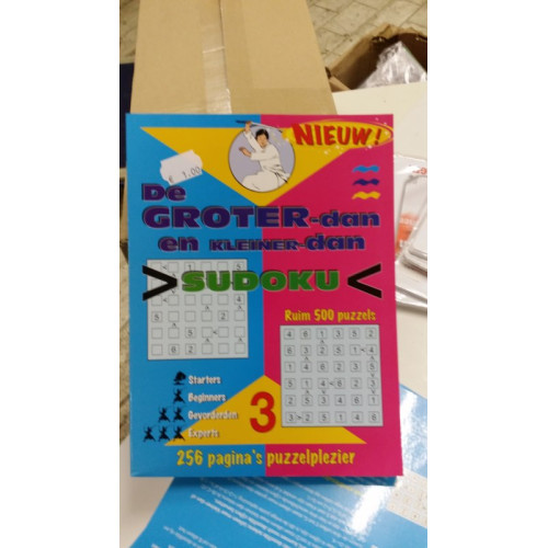 Sudokuboeken 4 stuks