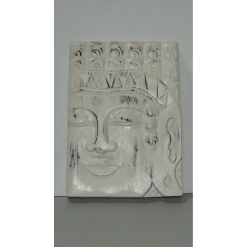 White wash Boeddha, paneel, 12 stuks, 20x14cm