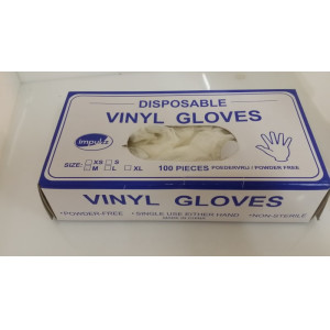 Vinyl handschoenen 100 stuk in doos