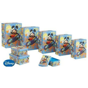 Opberg box Disney Mickey Mouse  per set 8 ds   1 set