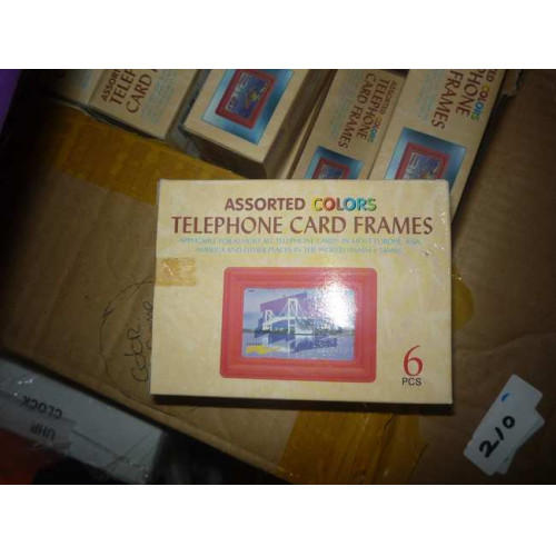 Telefoon card frame 6 per set 47 sets