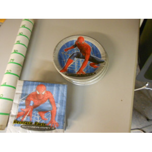 servetten en bordjes spiderman ieder 5 verpakkingen