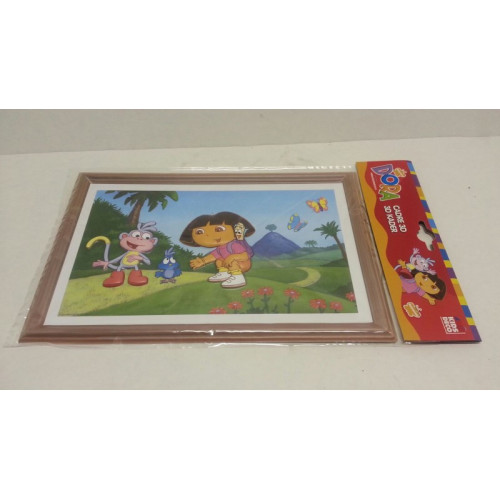 Dora kinder deco schilderij : 4 dozen a 6 st