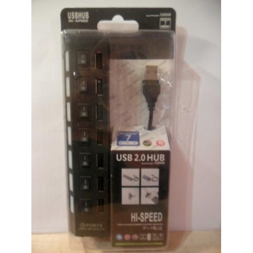 2 x USB Hub 7 Poorten