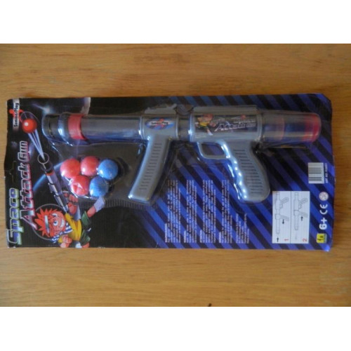 7 x Space Attack Gun Balschiet +/- 45 cm