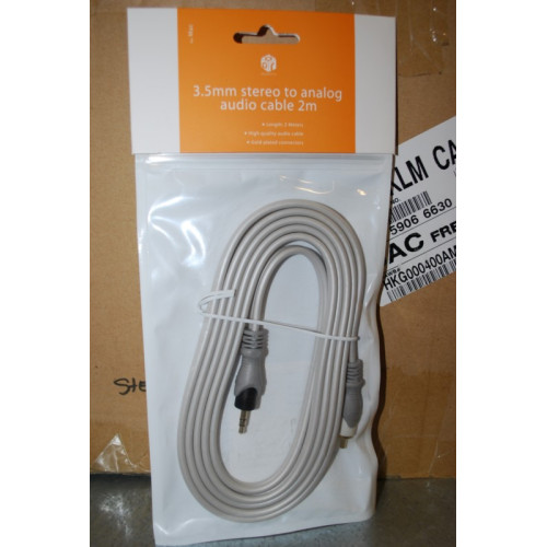 65x Stereo to anagloog audio kabel, 2m