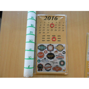 metalen kalender wvp 18 euro
