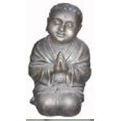 Boeddha bid 56 cm terra cotta 2 stuks