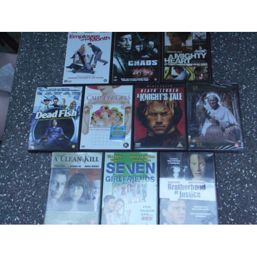 Dvd's diverse genres (10 stuks) 