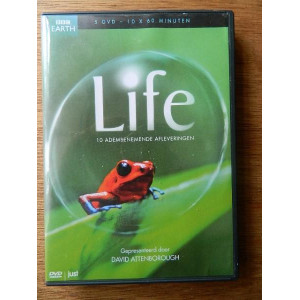 5 DVD Box Life 10x60 min. Over Dieren En Kunst V/H Overleven