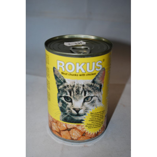 8x Rokus kattenvoer , 410 gram tht 22-2-2017