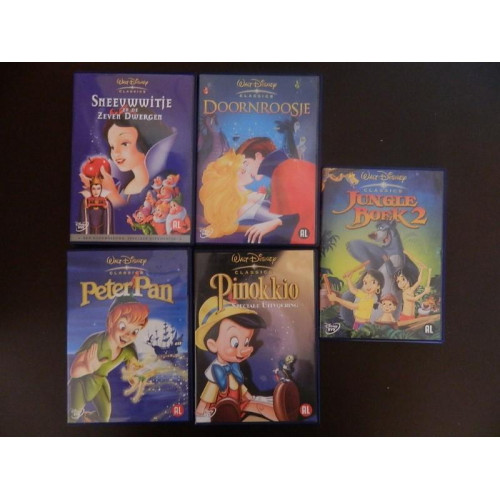5 X Walt Disney Kids DVD`S