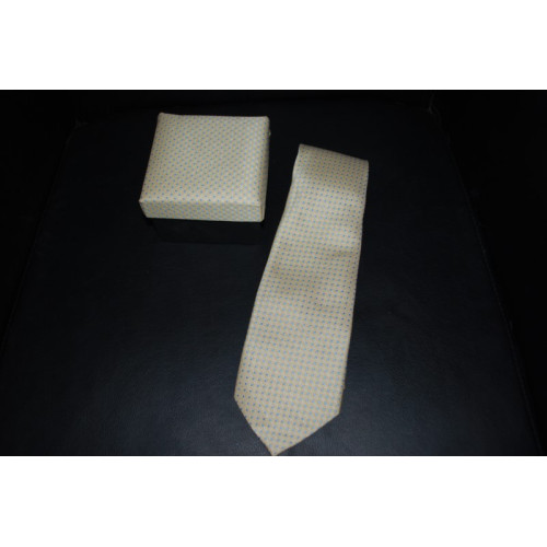 1x stropdas handgemaakt, in verpakkingsdoosje