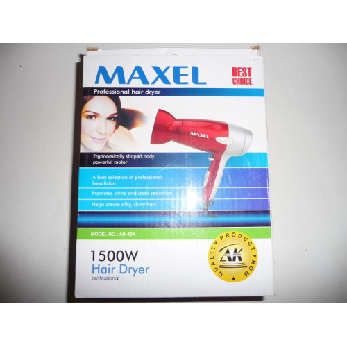 maxel professional hair dryer 