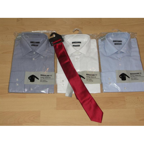 Long Sleeve (3 stuks) + stropdas