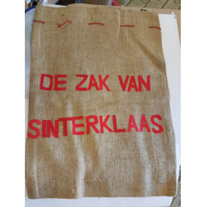 De grote zak van Sinterklaas 50x70 met koord 1 stuks