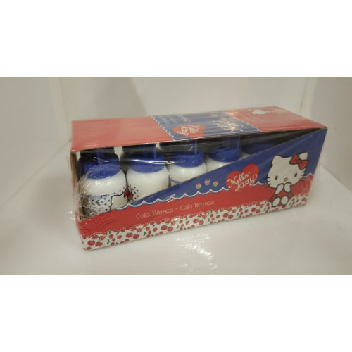 Hello Kitty Knutsel lijm blauwe dop display van 12 stuks
