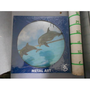 metal art dolfijnen, mooie metalen deco om te hangen