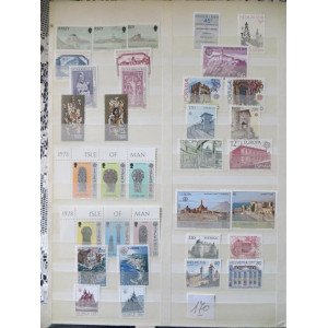 Europa postzegels ongestempeld allerlei landen