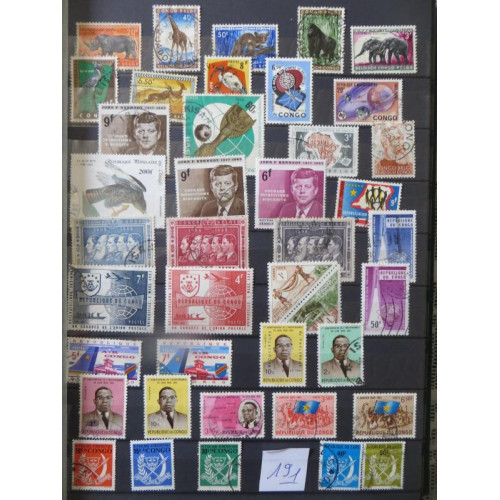 Postzegels Congo en Zaire