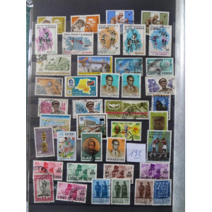 Postzegels Congo , Zaire en Katanga