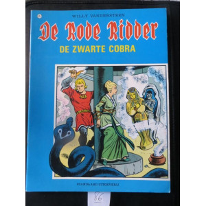 Strip DE RODE RIDDER  nr.85 De zwarte cobra  ,zo goed als nieuw 