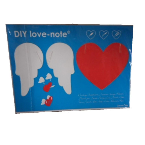 DIY love-note. 12 stuks