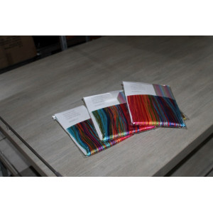 Koord gordijn kleur regenboog 90x200cm 4 stuks 