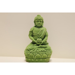 Buddah beeld groen 16cm