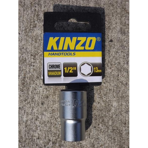 Kinzo 13mm doppen voor 1/2 inch ratel (12x)
