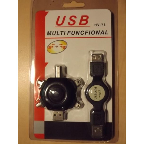 multifunctionele USB verloop stekkers (2x)