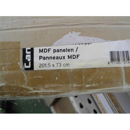 Cando mdf panelen  2 platen  102.5x21.5cm LxB
